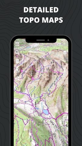 Relief Maps — 3D GPS для Android — скриншот 4