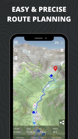 Relief Maps — 3D GPS для Android — скриншот 5