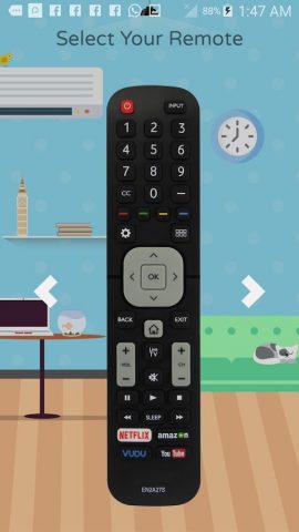 Remote For Sharp TV -WiFi/IR для Android — скриншот 2