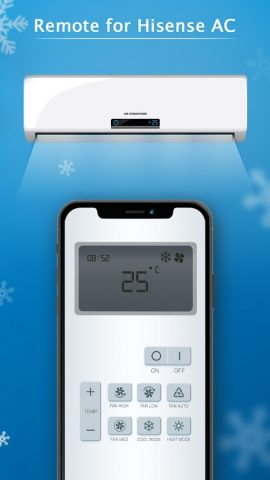 Remote for Hisense AC для Android — скриншот 1