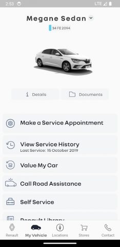 Renault PORT для Android — скриншот 2