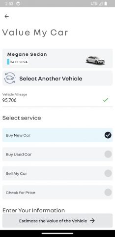 Renault PORT для Android — скриншот 3