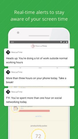 RescueTime Classic для Android — скриншот 4