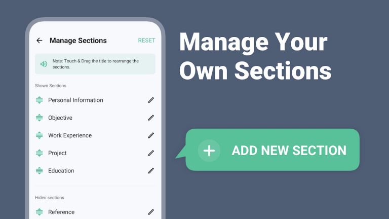 Resume Builder & CV Maker для Android — скриншот 4