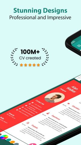 Resume Builder — CV Maker App для Android — скриншот 1