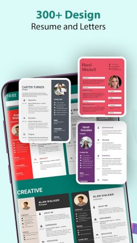 Resume Builder — CV Maker App для Android — скриншот 4