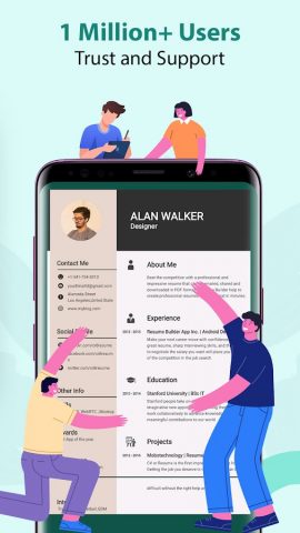 Resume Builder — CV Maker App для Android — скриншот 5