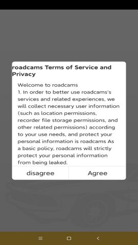 Roadcam для Android — скриншот 1