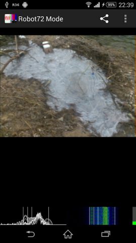 Robot36 — SSTV Image Decoder для Android — скриншот 1