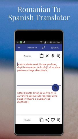 Romanian To Spanish Translator для Android — скриншот 2