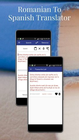Romanian To Spanish Translator для Android — скриншот 3