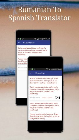 Romanian To Spanish Translator для Android — скриншот 4