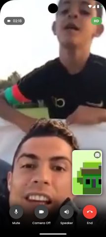 Ronaldo Fake Chat & Video Call для Android — скриншот 2