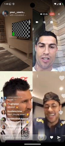 Ronaldo Fake Chat & Video Call для Android — скриншот 3