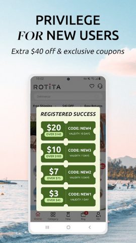 Rotita-Online Shopping для Android — скриншот 2