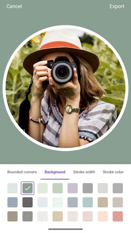 Round Photo Maker для Android — скриншот 1