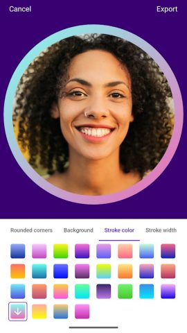 Round Photo Maker для Android — скриншот 2