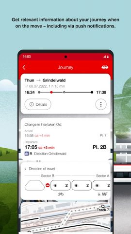 SBB Mobile для Android — скриншот 5