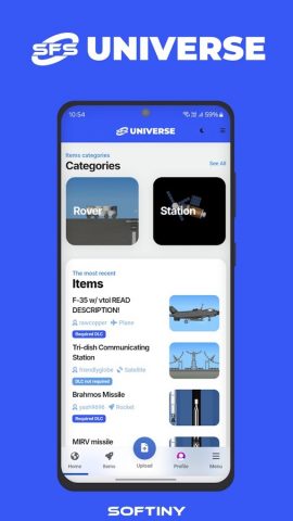 SFS UNIVERSE для Android — скриншот 2