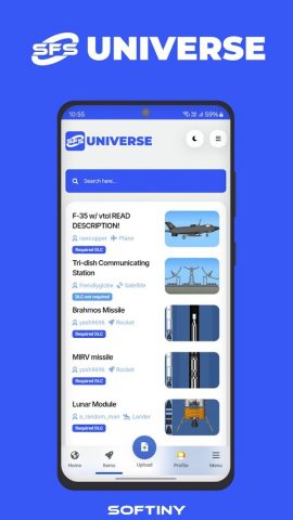 SFS UNIVERSE для Android — скриншот 4