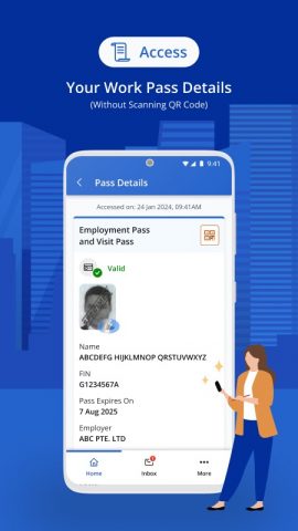 SGWorkPass для Android — скриншот 3