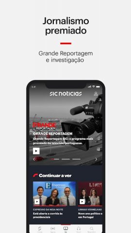 SIC Notícias для Android — скриншот 4
