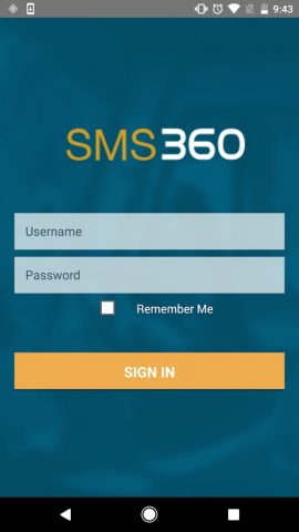SMS360 Mobile для Android — скриншот 1