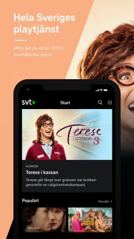 SVT Play для Android — скриншот 1