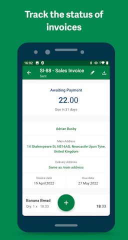 Sage — Accounting для Android — скриншот 2