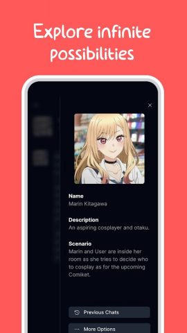 Sakura — Chat with AI Bots для Android — скриншот 4