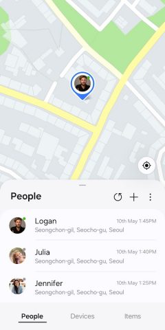 Samsung Find: Location Sharing для Android — скриншот 5