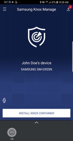 Samsung Knox Manage для Android — скриншот 2