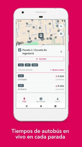 Santiago Bus Checker для Android — скриншот 1