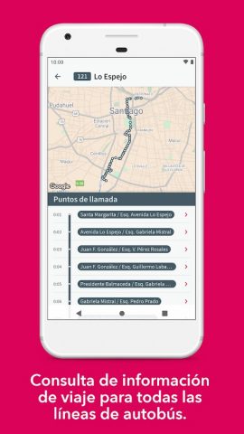 Santiago Bus Checker для Android — скриншот 2