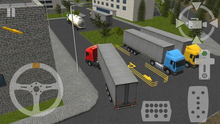 Semi Driver Trailer Parking 3D для Android — скриншот 1