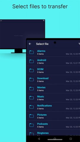 Send files to TV для Android — скриншот 2