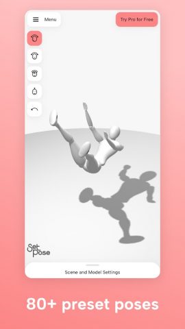 SetPose: 3D Pose Maker для Android — скриншот 1