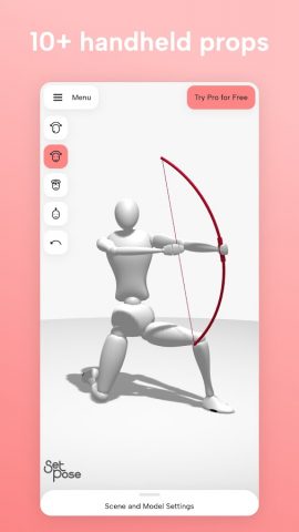 SetPose: 3D Pose Maker для Android — скриншот 2