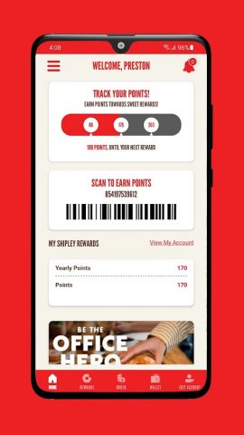 Shipley Do-Nuts Rewards для Android — скриншот 2