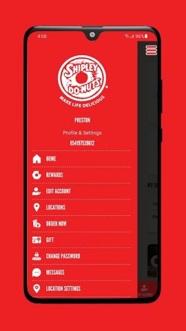 Shipley Do-Nuts Rewards для Android — скриншот 3