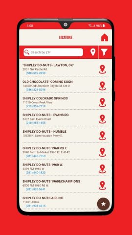 Shipley Do-Nuts Rewards для Android — скриншот 4