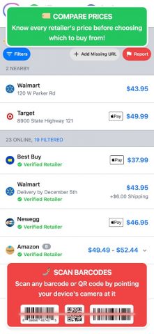 ShopSavvy — Barcode Scanner — скриншот 1