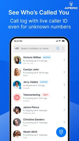 Show Caller ID Name & Location для Android — скриншот 3