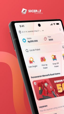 SiCepat Ekspres для Android — скриншот 1