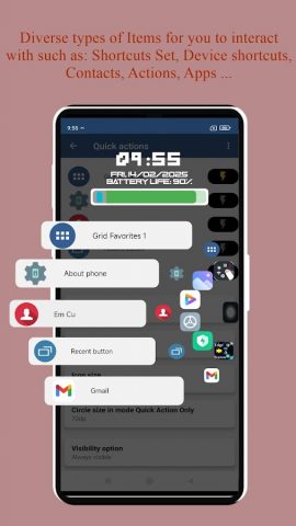Side bar screen Swiftly Switch для Android — скриншот 3