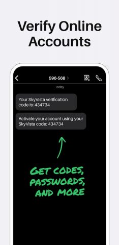 Sideline: 2nd Phone Line App для Android — скриншот 5