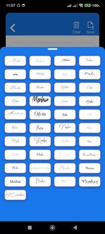 Signature generator & maker для Android — скриншот 3