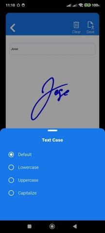 Signature generator & maker для Android — скриншот 5