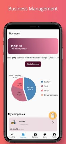 Sim Life — Business Simulator — скриншот 1