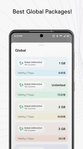Sim365: Travel & Data для Android — скриншот 5